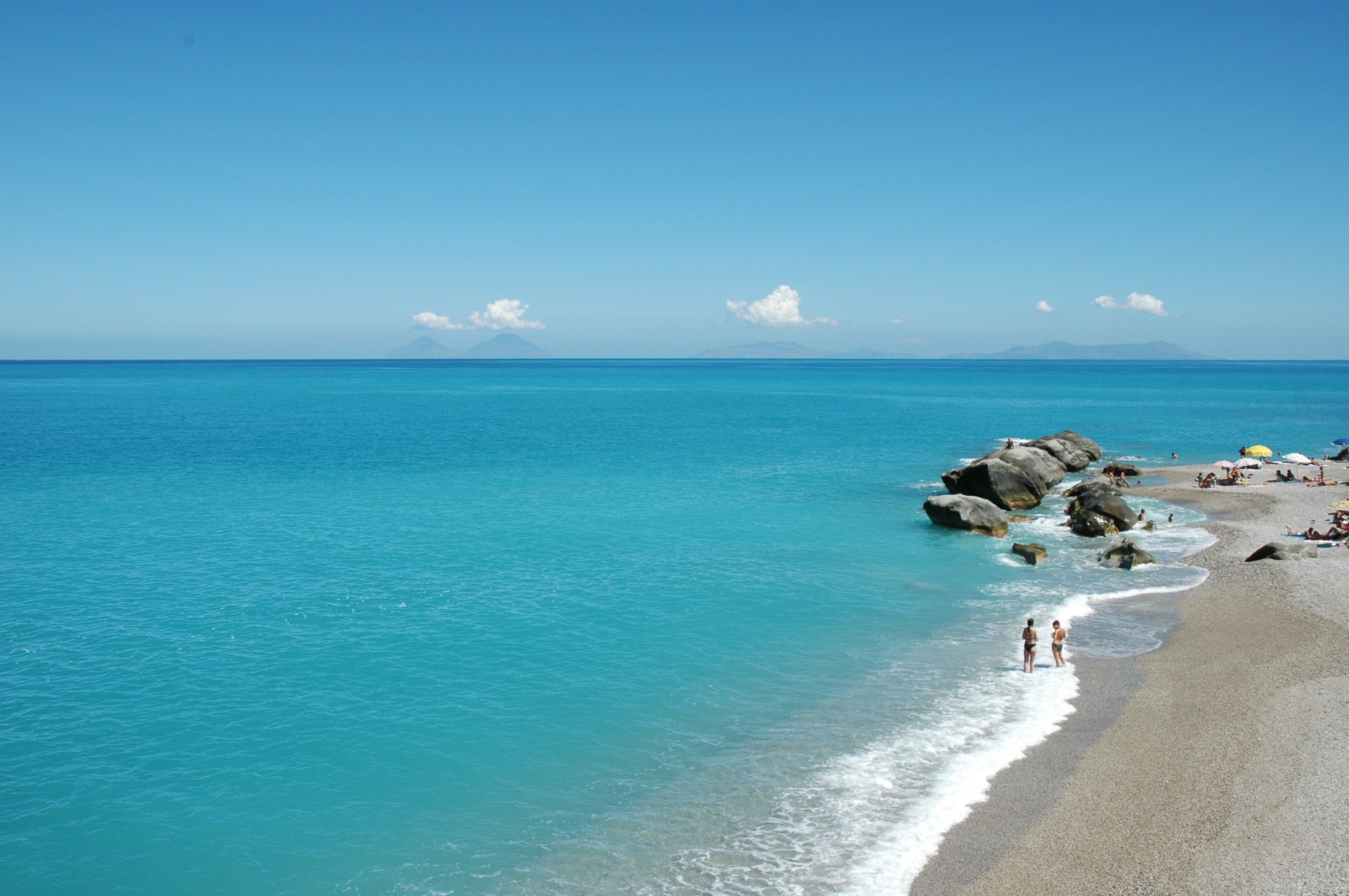 第勒尼安海 意大利(2015年6月24日)  tyrrhenian sea off the coast